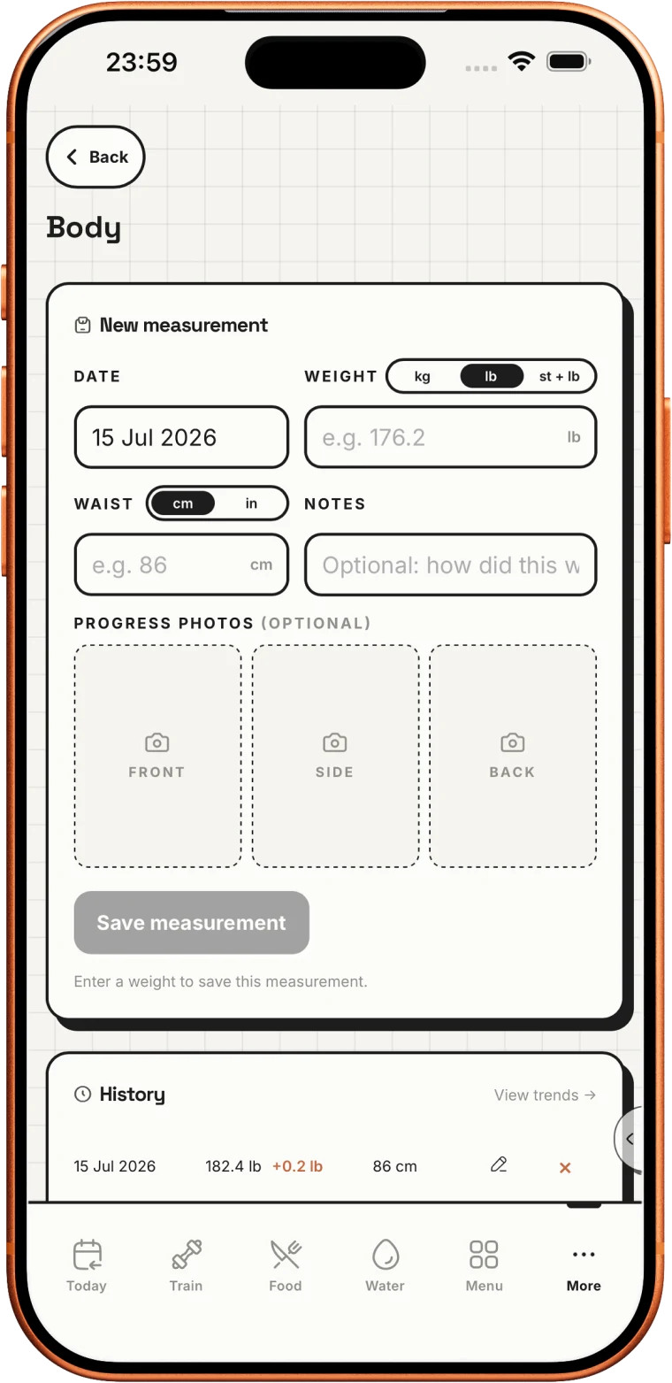 See your body trends